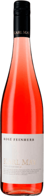12,95 € Бесплатная доставка | Розовое вино Weingut Karl May Semiseco — Полусухое Rosé — Розе Q.b.A. Rheinhessen Rheinhessen Германия Pinot Noir — Пино Нуар, Portugieser — Португезер, Dornfelder — Дорнфельдер 75 cl