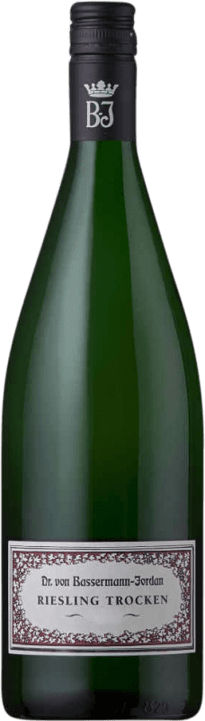 14,95 € Free Shipping | White Wine Dr. Von Basserman-Jordan Trocken — Dry Q.b.A. Pfälz Pfälz Germany Riesling 1 L