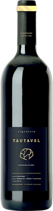 14,95 € Бесплатная доставка | Красное вино Vignerons Catalans Tautavel Trocken — Сухое Villages, Signature — Сигнатур A.O.C. Côtes du Roussillon Руссильон Франция Garnacha — Гренаш 75 cl