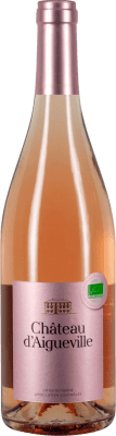 15,95 € 送料無料 | ロゼワイン Château d'Aigueville Trocken — 辛口 Rosé — ロゼ A.O.C. Côtes du Rhône ローヌ フランス Syrah — シラー, Garnacha — グルナッシュ, Cariñena — カリニャン 75 cl