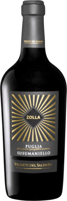 13,95 € Envoi gratuit | Vin Rouge Vigneti del Salento Zolla Trocken — Sec I.G.T. Puglia Pouilles Italie Susumaniello 75 cl
