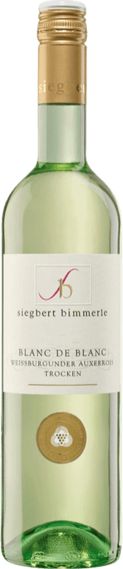 15,95 € 免费送货 | 白葡萄酒 Siegbert Bimmerle Trocken — 干型 Blanc de Blancs I.G. Baden Baden 德国 75 cl