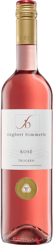 15,95 € Envio grátis | Vinho Rosé Siegbert Bimmerle Trocken — Seco Rosé Alemanha 75 cl