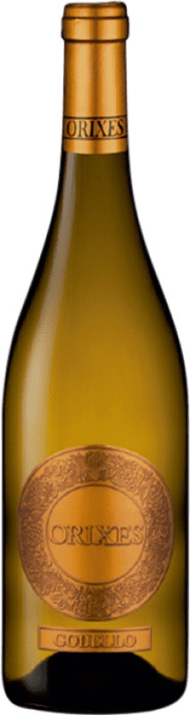 10,95 € Envío gratis | Vino Blanco Orixes Bronce Selección D.O. Ribeiro Galicia España Godello 75 cl