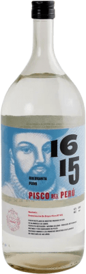 83,95 € Kostenloser Versand | Pisco 1615 Quebranta Peru Spezialflasche 2 L