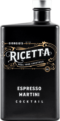 22,95 € 送料無料 | アペリティフ Giorgio's Ricetta イタリア ミディアムボトル 50 cl Caffè Espresso — エスプレッソコーヒー, Dry Martini — ドライマティーニ