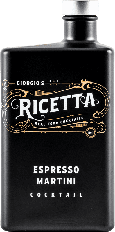 22,95 € 送料無料 | アペリティフ Giorgio's Ricetta イタリア ミディアムボトル 50 cl Caffè Espresso — エスプレッソコーヒー, Dry Martini — ドライマティーニ