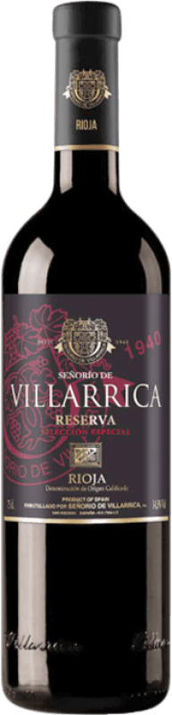 15,95 € Envoi gratuit | Vin Rouge Señorío de Villarrica Sélection Réserve D.O.Ca. Rioja La Rioja Espagne 75 cl