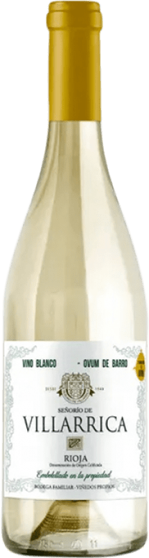 7,95 € Envio grátis | Vinho Branco Señorío de Villarrica Ovum Barro D.O.Ca. Rioja La Rioja Espanha 75 cl