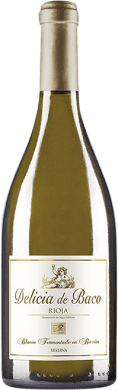 23,95 € Envío gratis | Vino Blanco Señorío de Villarrica Delicia de Baco Reserva D.O.Ca. Rioja La Rioja España Viura, Malvasía, Chardonnay 75 cl