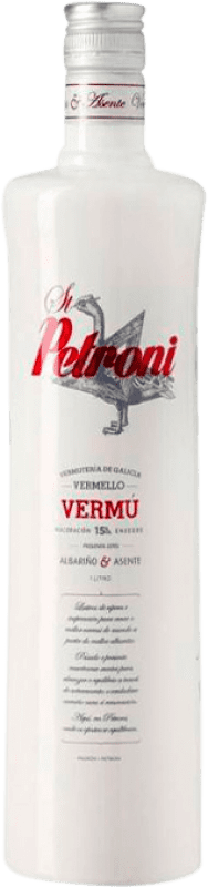 13,95 € Envío gratis | Vermut Vermutería de Galicia Petroni Rojo Tinto Galicia España Botella Medium 50 cl