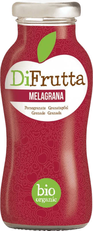 79,95 € 免费送货 | 盒装24个 果汁 DiFrutta 意大利 Bio — 生态 有机 天然 小瓶装 20 cl Melograno — 石榴, Nectar — 花蜜