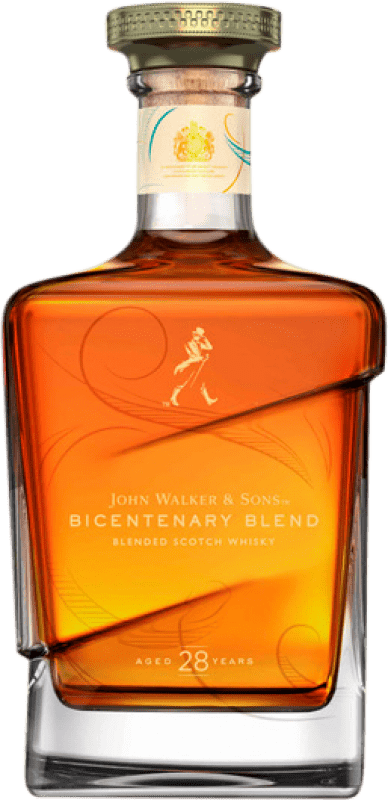 812,95 € Kostenloser Versand | Blended Whisky Johnnie Walker Bicentenary Schottland Großbritannien 28 Jahre 70 cl