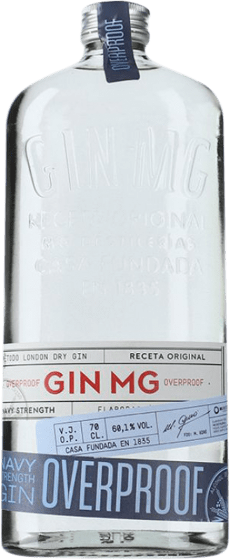 29,95 € Free Shipping | Genever Gin MG Overproof Spain 70 cl