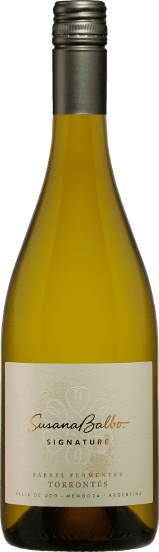 25,95 € Free Shipping | White Wine Susana Balbo Signature Barrel Fermented I.G. Mendoza Mendoza Argentina Torrontés 75 cl