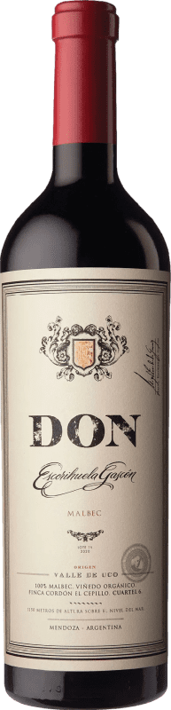 61,95 € 送料無料 | 赤ワイン Escorihuela Gascón DON I.G. Mendoza メンドーサ アルゼンチン Malbec — マルベック 75 cl