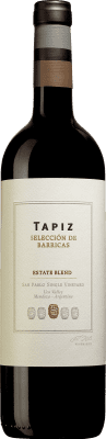 45,95 € Free Shipping | Red Wine Tapiz Selection Barrel I.G. Mendoza Mendoza Argentina Merlot, Syrah — Shiraz, Cabernet Sauvignon, Malbec 75 cl