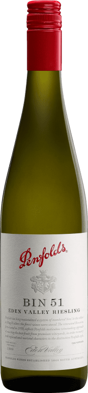 54,95 € Envío gratis | Vino Blanco Penfolds Bin 51 I.G. Eden Valley Barossa Valley Australia Riesling 75 cl