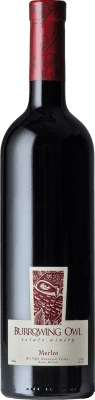 59,95 € Envío gratis | Vino Tinto Burrowing Owl V.G.A. Okanagan Valley Canadá Merlot 75 cl