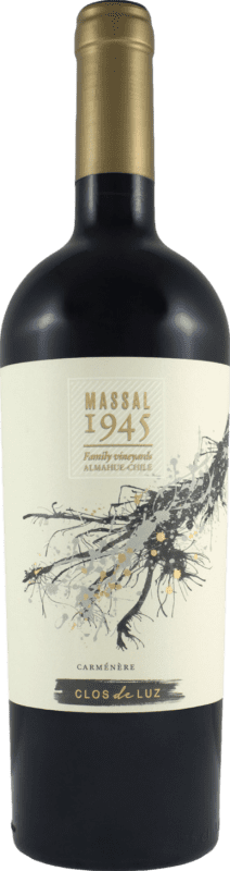 37,95 € Spedizione Gratuita | Vino Rosso Clos de Luz Massal 1945 I.G. Valle Central Central Valley Chile Carmenère 75 cl