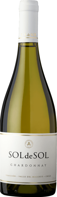 39,95 € Envio grátis | Vinho Branco Viña Aquitania Sol de Sol Chile Chardonnay 75 cl