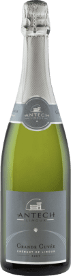 22,95 € Envoi gratuit | Vin Mousseux Blanc Antech Brut Grande Cuvée A.O.C. Crémant de Limoux Languedoc France Chardonnay, Chenin, Mauzac 75 cl
