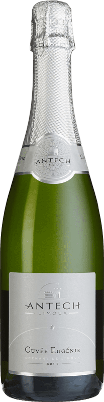 22,95 € Envio grátis | Espumante Branco Antech Eugenie Cuvée A.O.C. Crémant de Limoux Languedoc França Chardonnay, Chenin, Mauzac 75 cl
