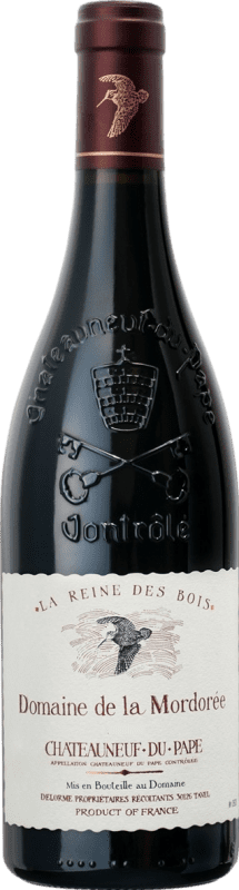 86,95 € Spedizione Gratuita | Vino Rosso Domaine de La Mordorée La Reine des Bois A.O.C. Châteauneuf-du-Pape Rhône Francia Organic — Bio Bottiglia 75 cl