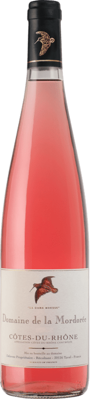 18,95 € Spedizione Gratuita | Vino Rosato Domaine de La Mordorée La Dame Rosé — Rosato A.O.C. Côtes du Rhône Rhône Francia Organic — Bio 75 cl