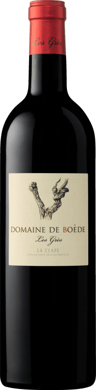 26,95 € Free Shipping | Red Wine Château La Négly Domaine de Boède Les Gres A.O.P. La Clape Languedoc France Syrah — Shiraz, Garnacha — Grenache, Mourvèdre 75 cl