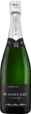 64,95 € Kostenloser Versand | Weißer Sekt Saint Gall Grand Cru Grosse Lage, Blanc de Blancs A.O.C. Champagne Champagner Frankreich Chardonnay 75 cl