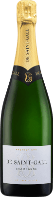 65,95 € Spedizione Gratuita | Spumante Bianco Saint Gall Tradizionale, 1er Premier Cru A.O.C. Champagne champagne Francia Pinot Nero, Chardonnay 75 cl