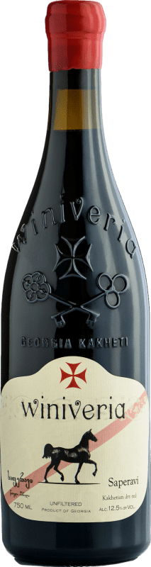 16,95 € 免费送货 | 红葡萄酒 Winiveria I.G. Kakheti 卡赫季州 格鲁吉亚 Saperavi — 萨佩拉维 Organic — 有机 75 cl