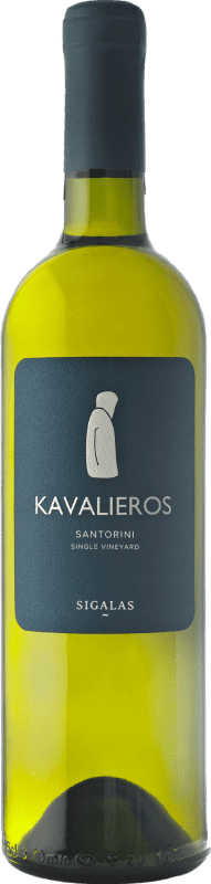 64,95 € Spedizione Gratuita | Vino Bianco Domaine Sigalas Kavalieros P.D.O. Santorini Santorini Grecia Assyrtiko 75 cl