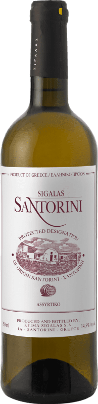 52,95 € Spedizione Gratuita | Vino Bianco Domaine Sigalas Botte P.D.O. Santorini Santorini Grecia Assyrtiko 75 cl