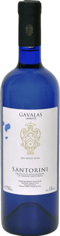 61,95 € 送料無料 | 白ワイン Gavalas P.D.O. Santorini Santorini ギリシャ Assyrtiko — アシルティコ 75 cl