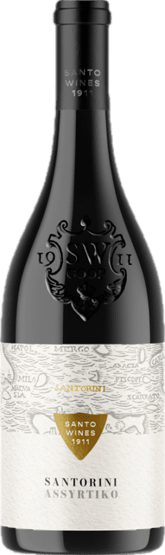 32,95 € Free Shipping | White Wine Santo P.D.O. Santorini Santorini Greece Assyrtiko 75 cl