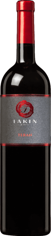 23,95 € Spedizione Gratuita | Vino Rosso Fakin Teran Istria Croazia Refosco 75 cl