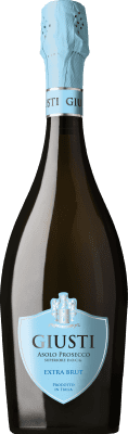 21,95 € Envoi gratuit | Vin Mousseux Blanc Giusti Extra Brut Supérieur D.O.C.G. Asolo Prosecco Vénétie Italie Glera 75 cl