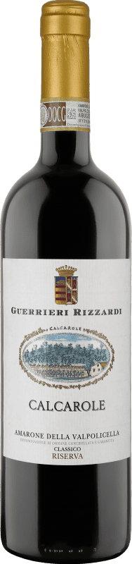 126,95 € 免费送货 | 红葡萄酒 Rizzardi Calcarole 珍藏 D.O.C.G. Amarone della Valpolicella 威尼托 意大利 75 cl