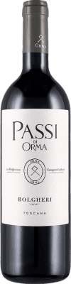 47,95 € Kostenloser Versand | Rotwein Tenuta Sette Ponti Passi di Orma I.G.T. Toscana Toskana Italien Merlot, Cabernet Sauvignon, Cabernet Franc 75 cl