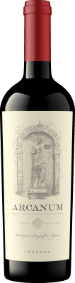 103,95 € Бесплатная доставка | Красное вино Tenuta di Arceno Arcanum I.G.T. Toscana Тоскана Италия Merlot — Мерло, Cabernet Sauvignon — Каберне Совиньон, Cabernet Franc — Каберне Фран 75 cl