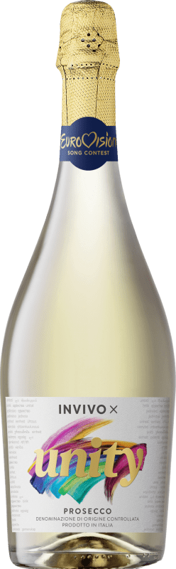 12,95 € 送料無料 | 白のスパークリングワイン Invivo X Unity D.O.C. Prosecco ベネト イタリア Glera — グレラ 75 cl