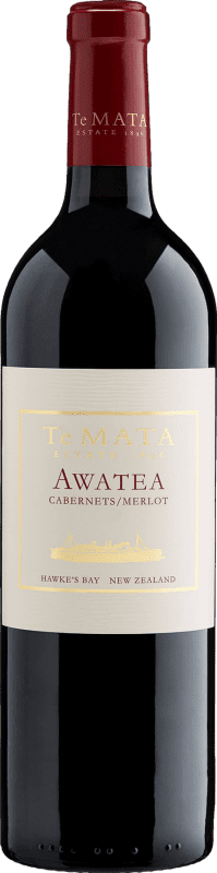 33,95 € Envio grátis | Vinho Tinto Te Mata Awatea I.G. Hawkes Bay Hawke's Bay Nova Zelândia Merlot, Cabernet Sauvignon, Cabernet Franc 75 cl