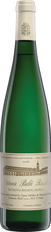 28,95 € Free Shipping | White Wine Egon Müller Château Bela Slovakia Riesling 75 cl
