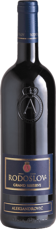 62,95 € Spedizione Gratuita | Vino Rosso Aleksandrovic Rodoslov Gran Riserva Serbia Merlot, Cabernet Sauvignon 75 cl