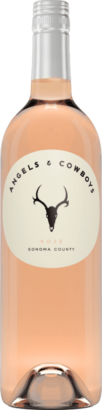 33,95 € 免费送货 | 桃红葡萄酒 Angels & Cowboys Rosé — 桃红葡萄酒 加州 美国 Garnacha — 歌海娜, Pinot Noir — 黑皮诺, Malbec — 马尔贝克 75 cl