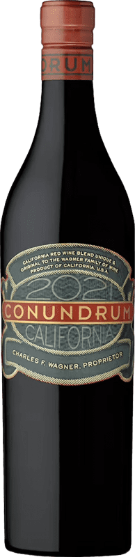 48,95 € Spedizione Gratuita | Vino Rosso Caymus Conundrum California stati Uniti Petite Syrah, Zinfandel 75 cl
