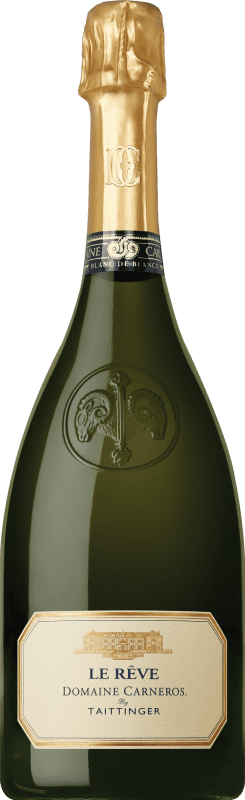 162,95 € Free Shipping | White Sparkling Wine Taittinger Domaine Carneros Le Rêve Blanc de Blancs California United States Chardonnay Bottle 75 cl