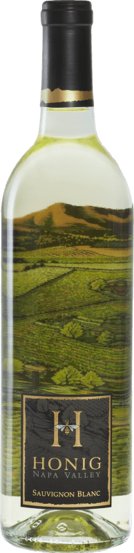 54,95 € Envio grátis | Vinho Branco Honig California Estados Unidos Sauvignon 75 cl